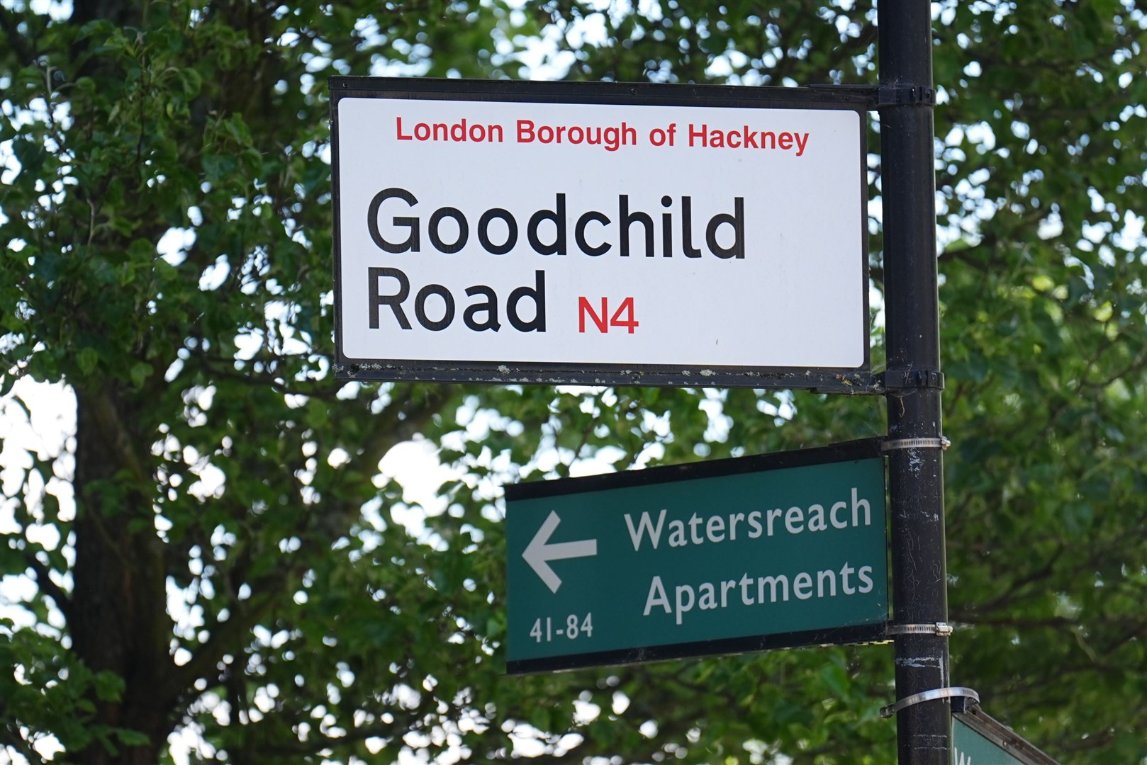The elderly man found injured in Goodchild Road was taken to hospital (James Manning/PA)