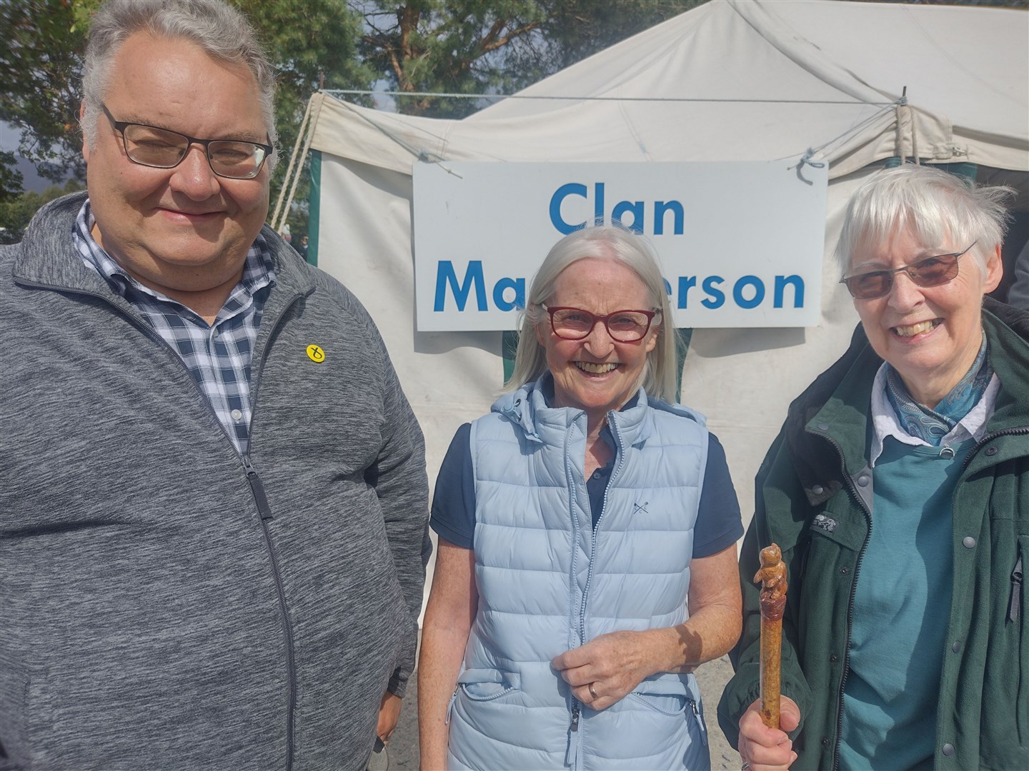 OUR MAN IN WESTMINSTER: New MP Graham Leadbitter was there to introduce himself, accompanied here by local Highland councillor Muriel Cockburn and constituent Morag Barr of Laggan.
