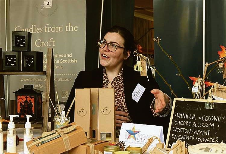 Sandie Gordon was part of the Rising Star exhibitors.