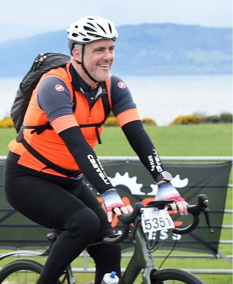 Police have named the cyclist killed in a collision on Sunday as 49-year-old Steven Wilson. Picture: Police Scotland