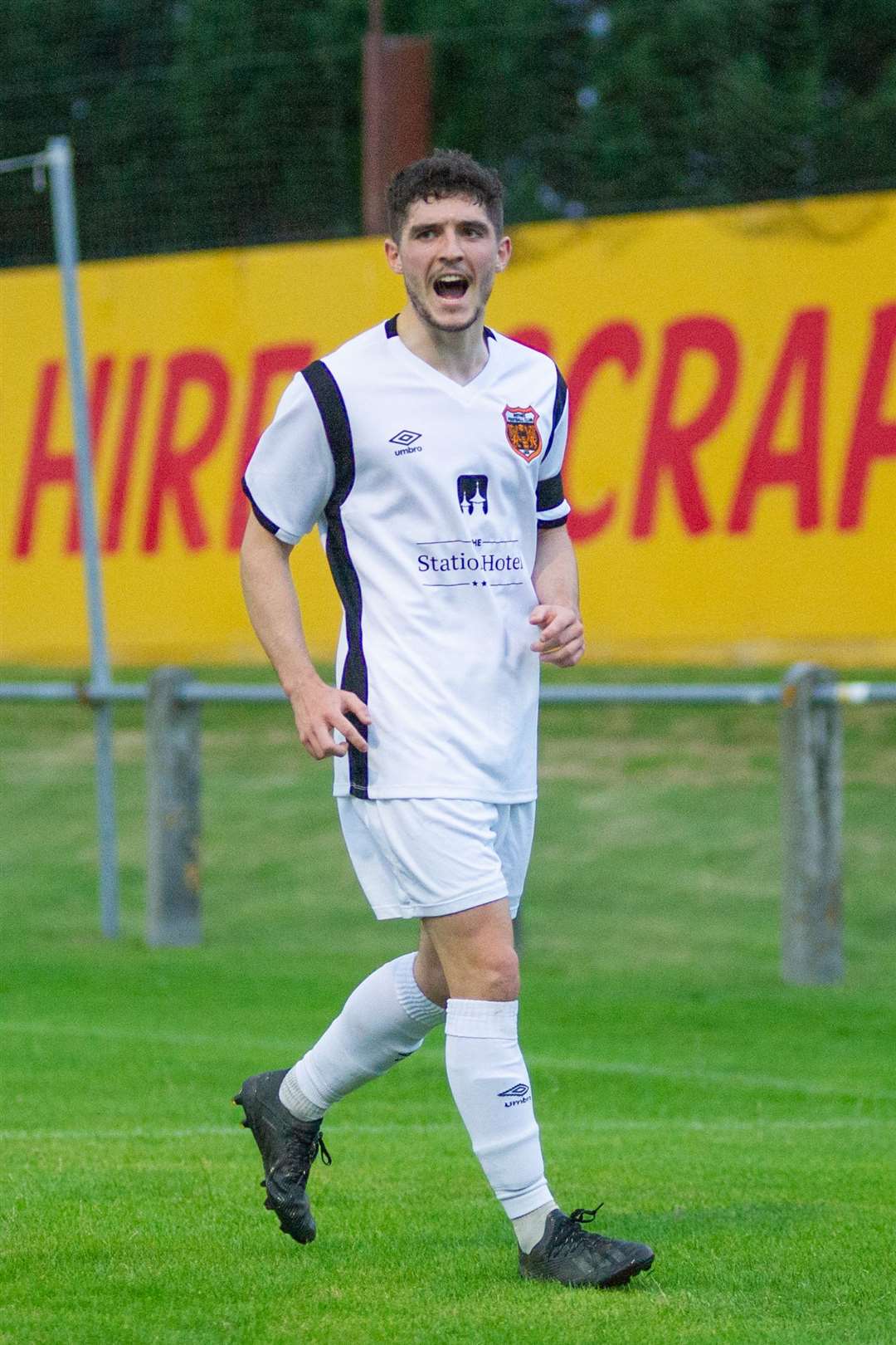 Two-goal Jack Brown helped Rothes beat Elgin City. Picture: Daniel Forsyth..