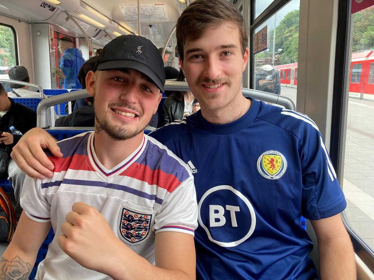 They may be friends right now, but there is sure to be the same competitive rivalry as always between England and Scotland.