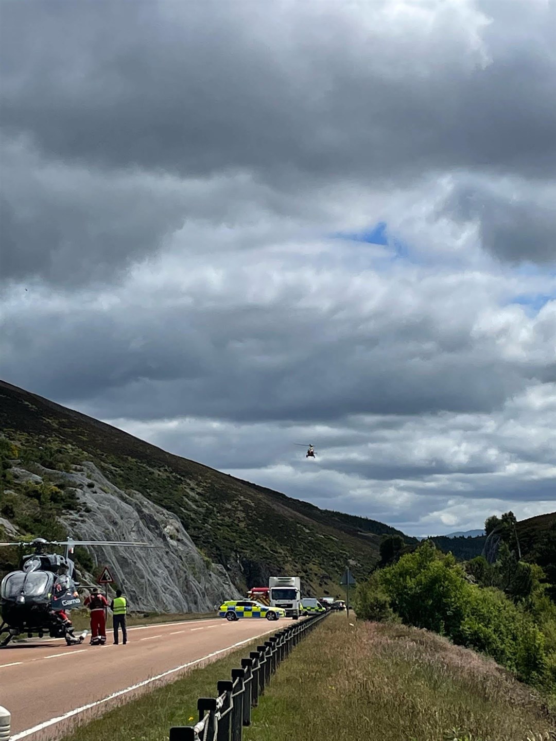 Action from today's crash at Sloch Summit
