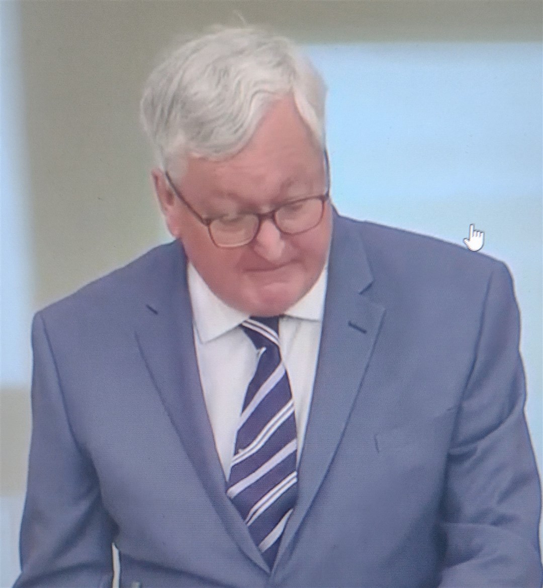 TRIBUTE: Fergus Ewing MSP paid a tribute to Rod this evening