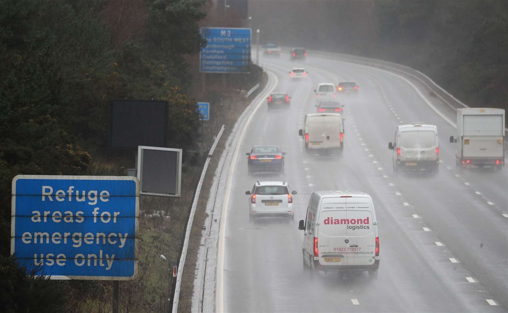Smart motorway safety is back in the spotlight after a coroner concluded on Monday that they ‘present an ongoing risk of future deaths’ (Andrew Matthews/PA)