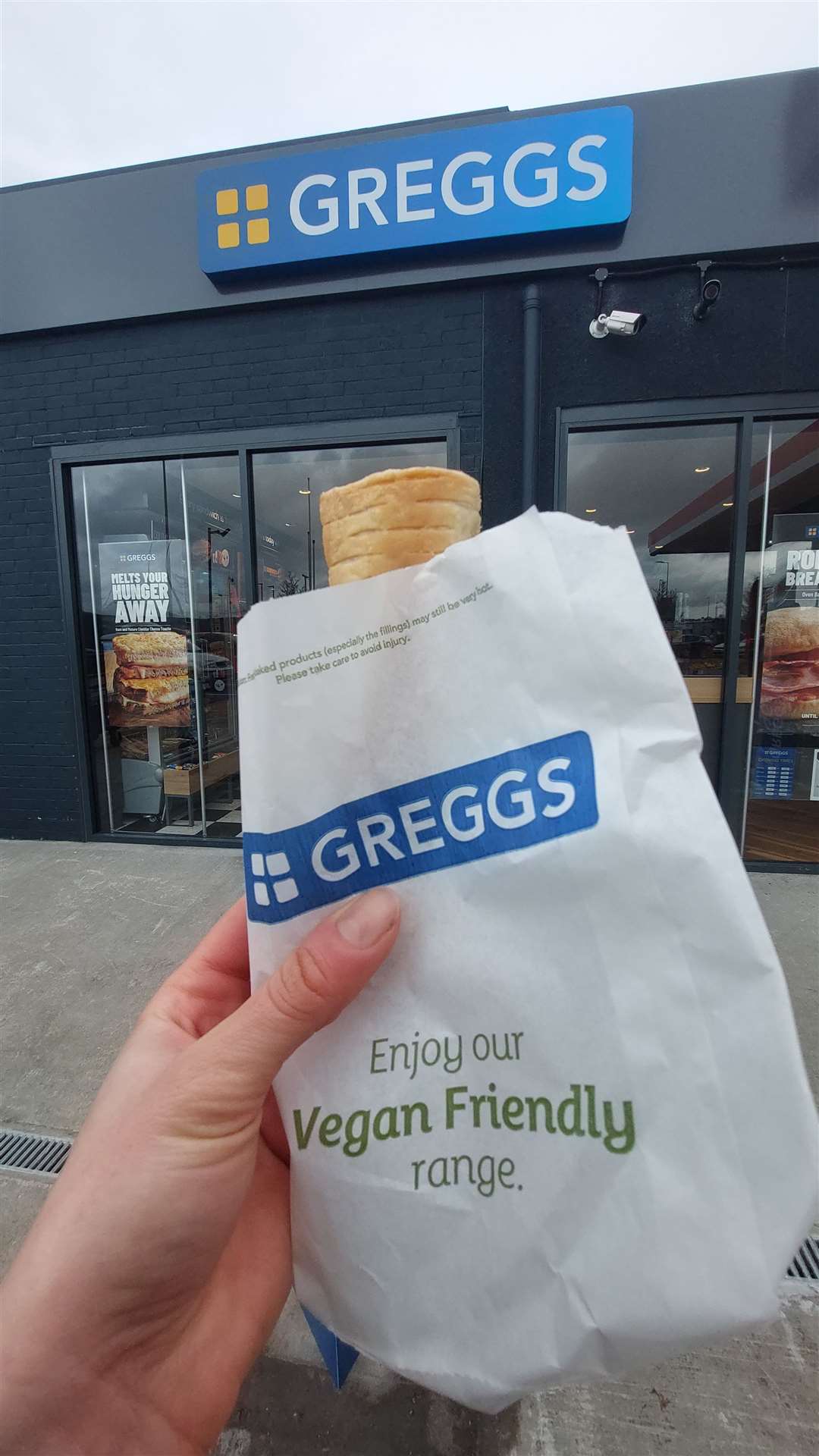 The Vegan Sausage Roll at Greggs