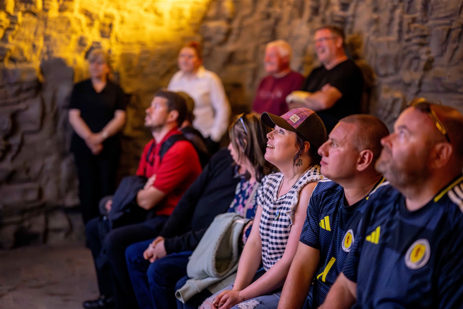 People mesmerized by The Loch Ness Centre. Picture by Michal Wachucik/Abermedia