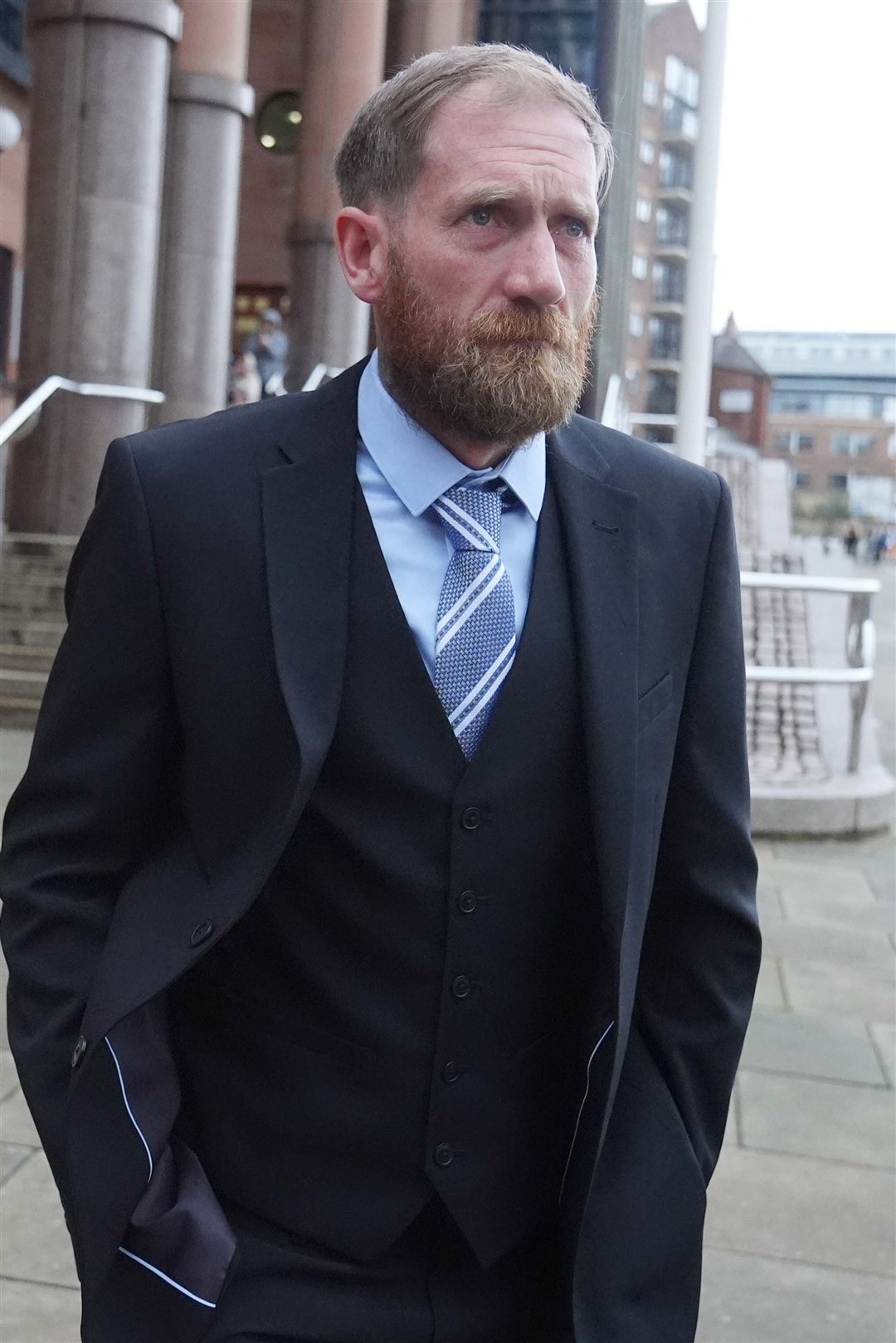 Daniel Graham leaving Newcastle Crown Court (PA)