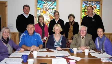 Some of those involved with the project