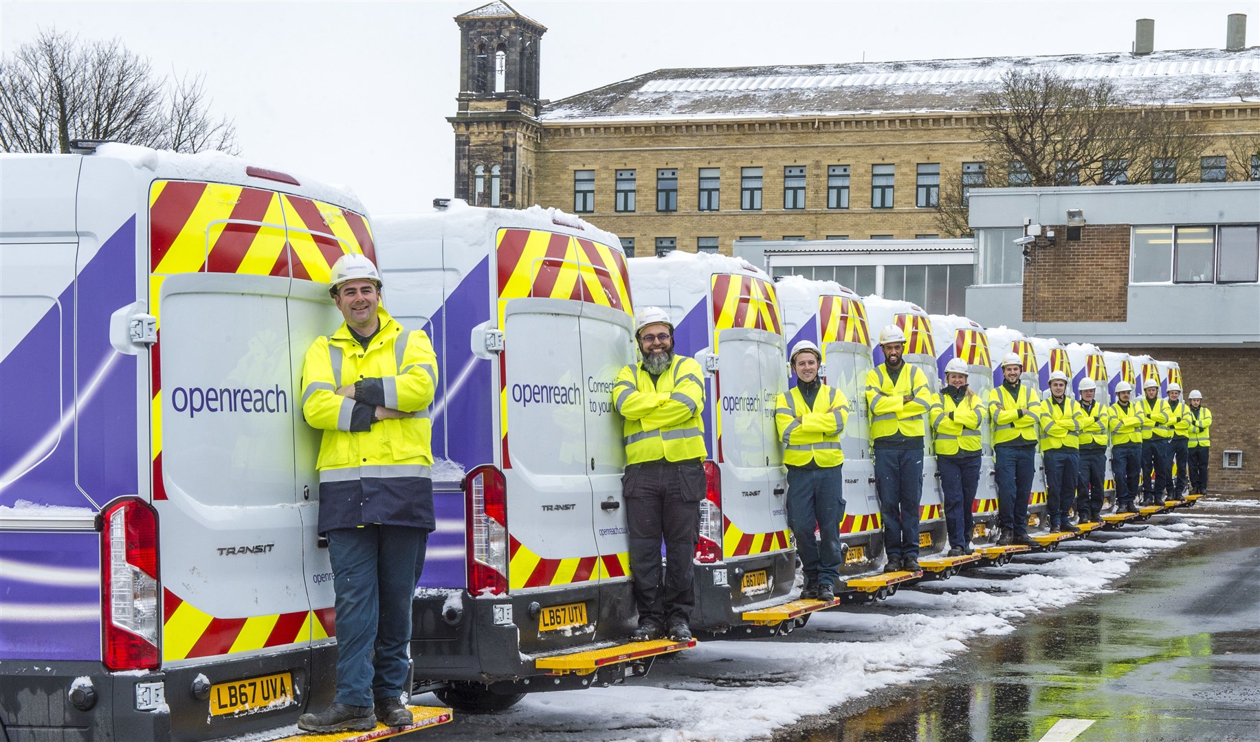 Openreach engineers ready for winter.