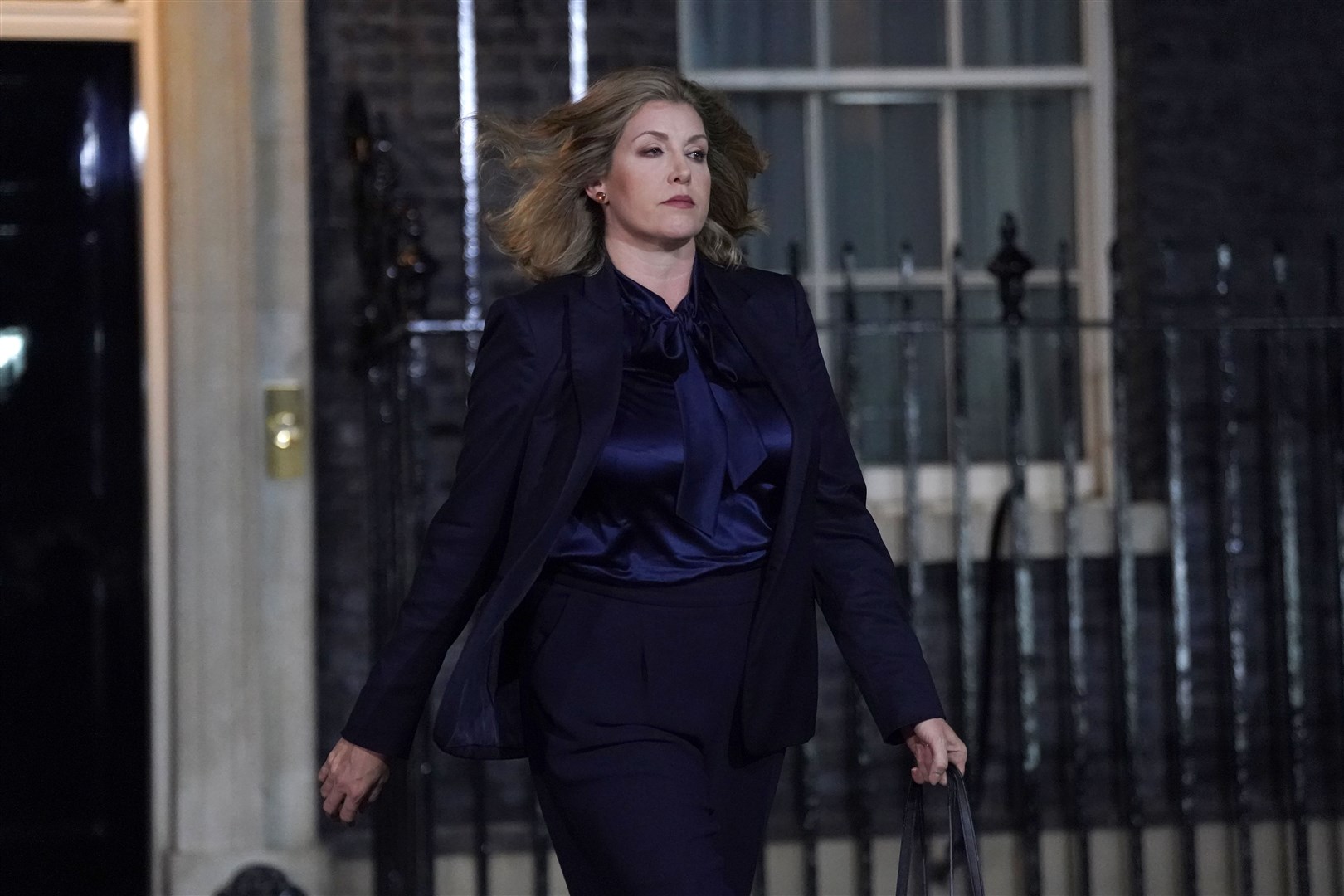Newly installed Leader of the House of Commons Penny Mordaunt leaving Downing Street (PA)