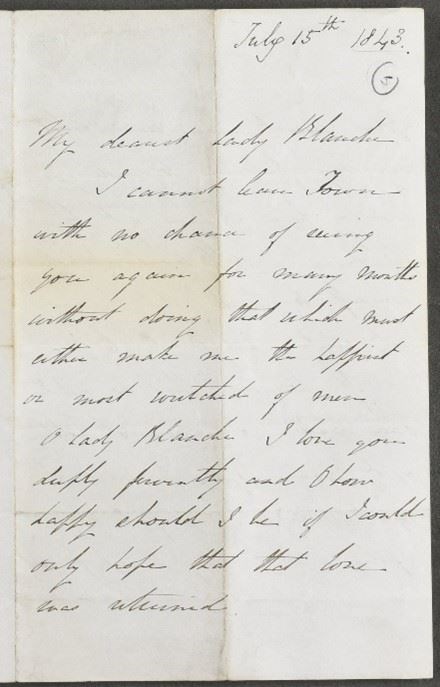 James Balfour’s letter of proposal (National Records of Scotland/PA)