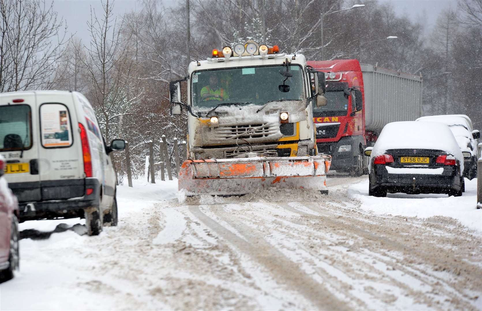 Snow ploughs could be out in force in Inverness next month after predictions forecast the city could be under a foot of snow on December 6.