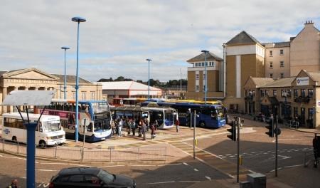 Inverness bus station where the cocaine deal took place