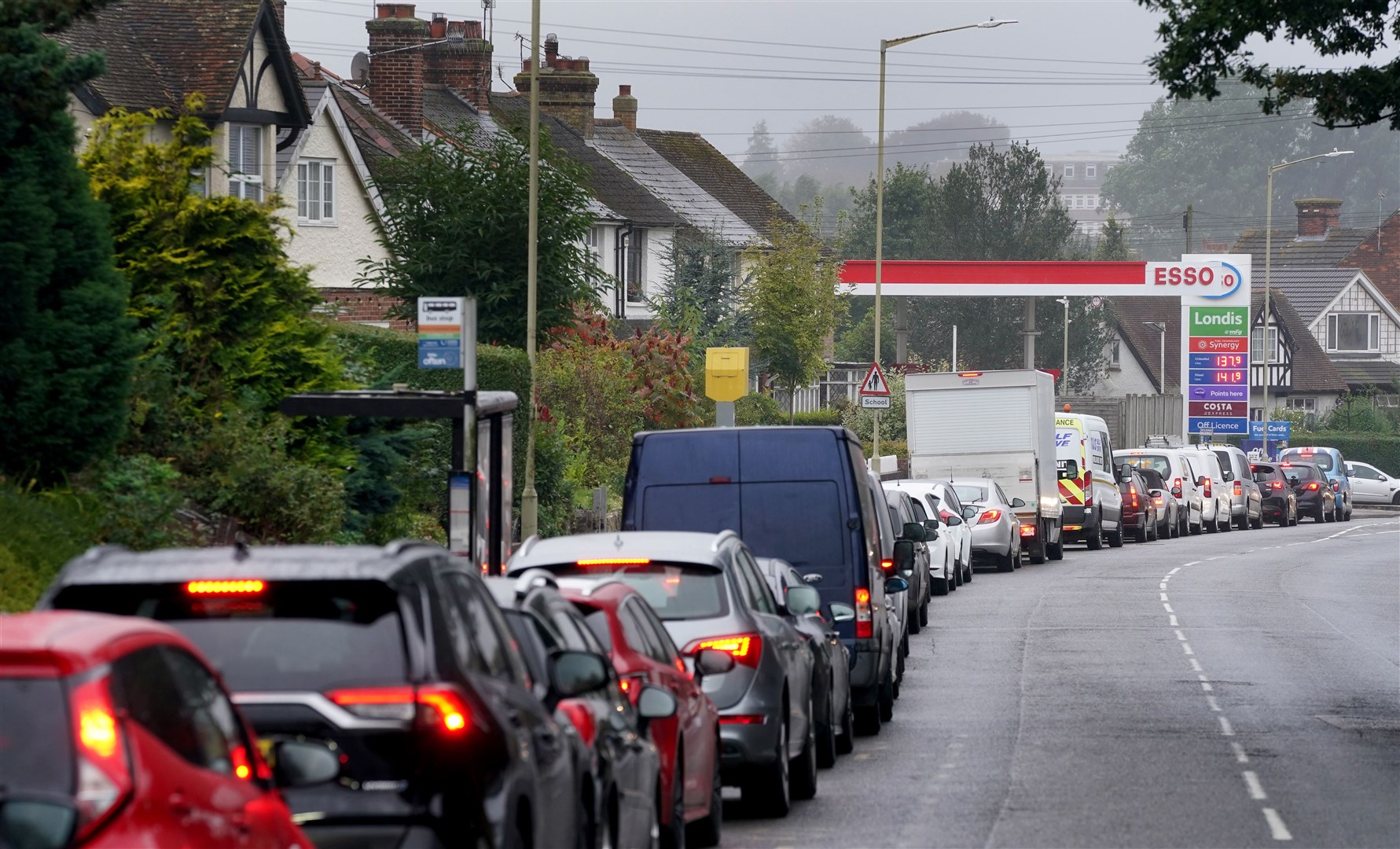 There have been long queues for fuel at petrol stations in the South East in particular (Gareth Fuller/PA Wire)