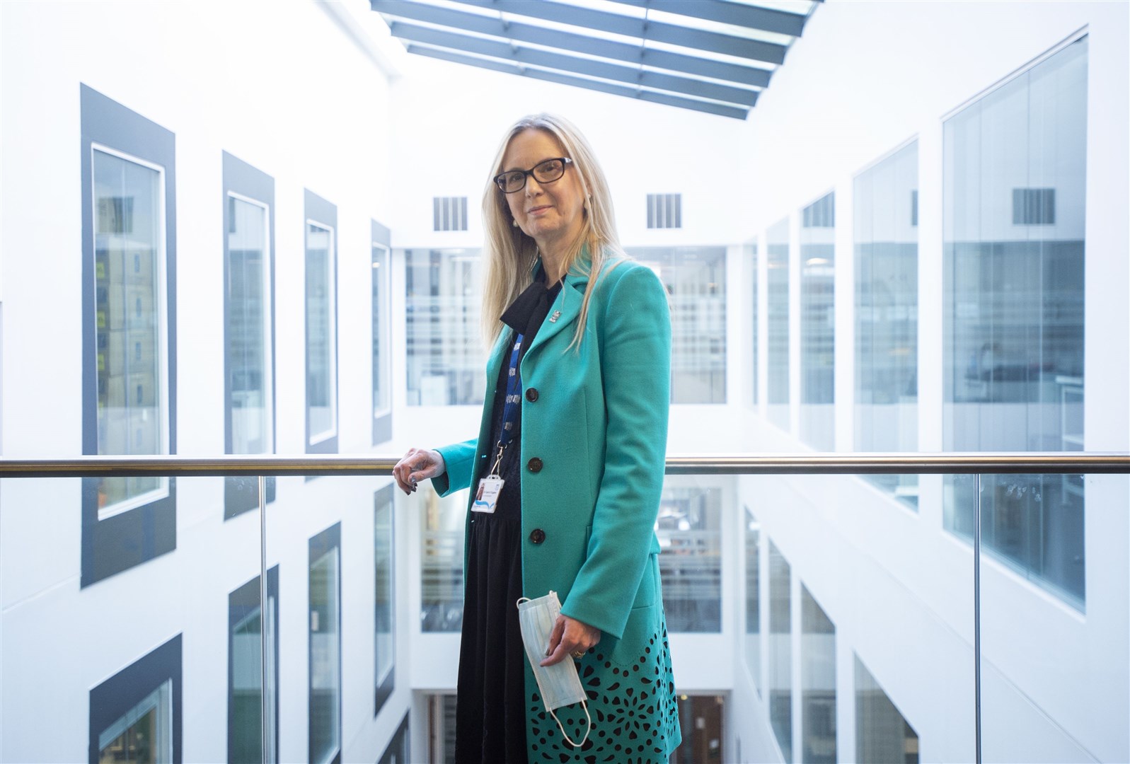 Caroline Clugston is director of the Glasgow Lighthouse coronavirus testing facility (Jane Barlow/PA)