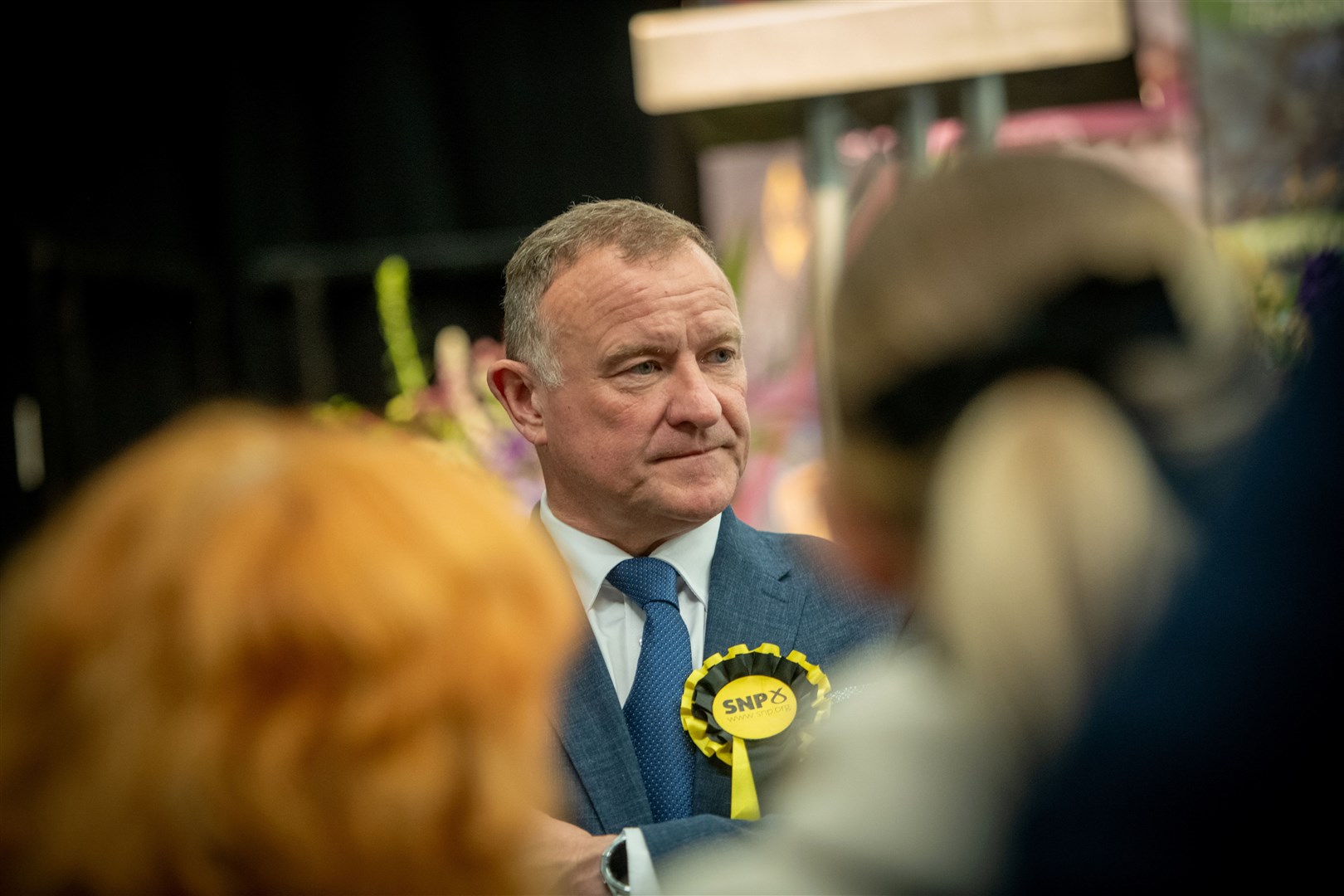 Drew Hendry at the count earlier on Friday. Picture: Callum Mackay.