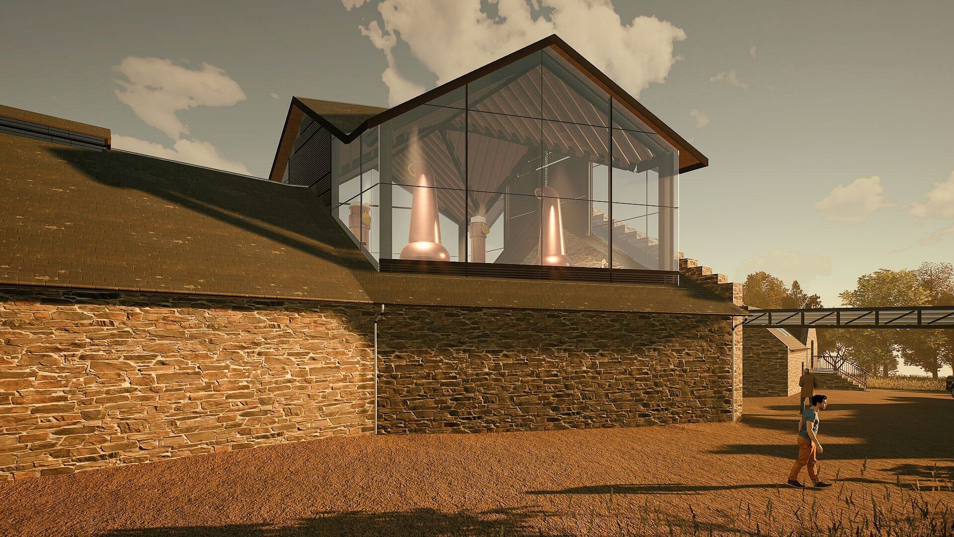 The stills will be on display at the site now owned by the Glasgow Whisky.