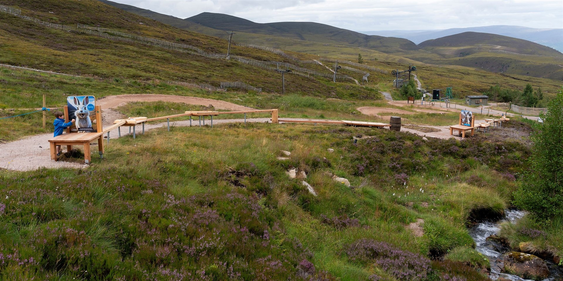 The upper part of the ball run at Cairngorm Mountain.