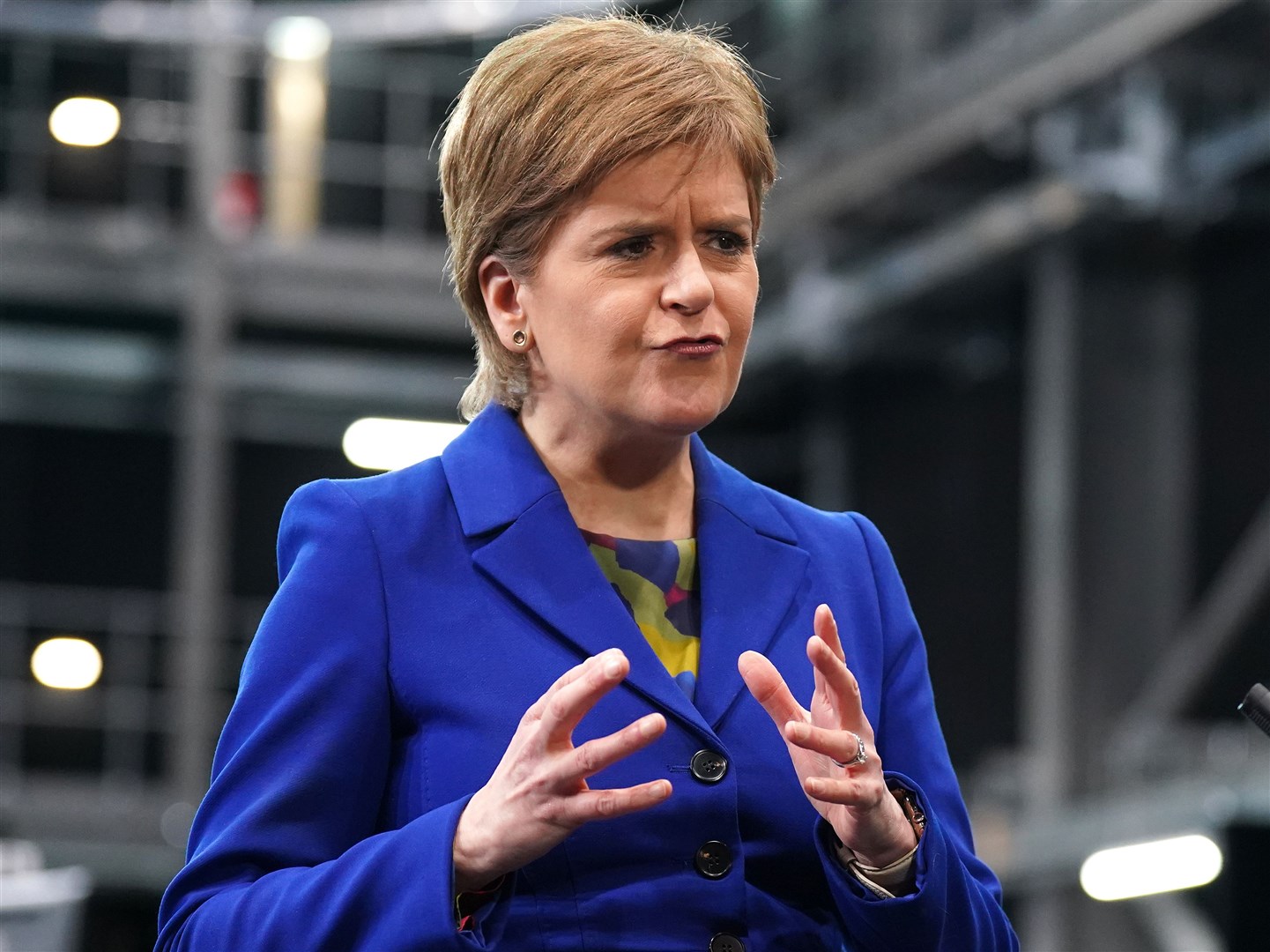 The poll shows First Minister Nicola Sturgeon’s personal approval rating dropped to a net of -4% (Andrew Milligan/PA)