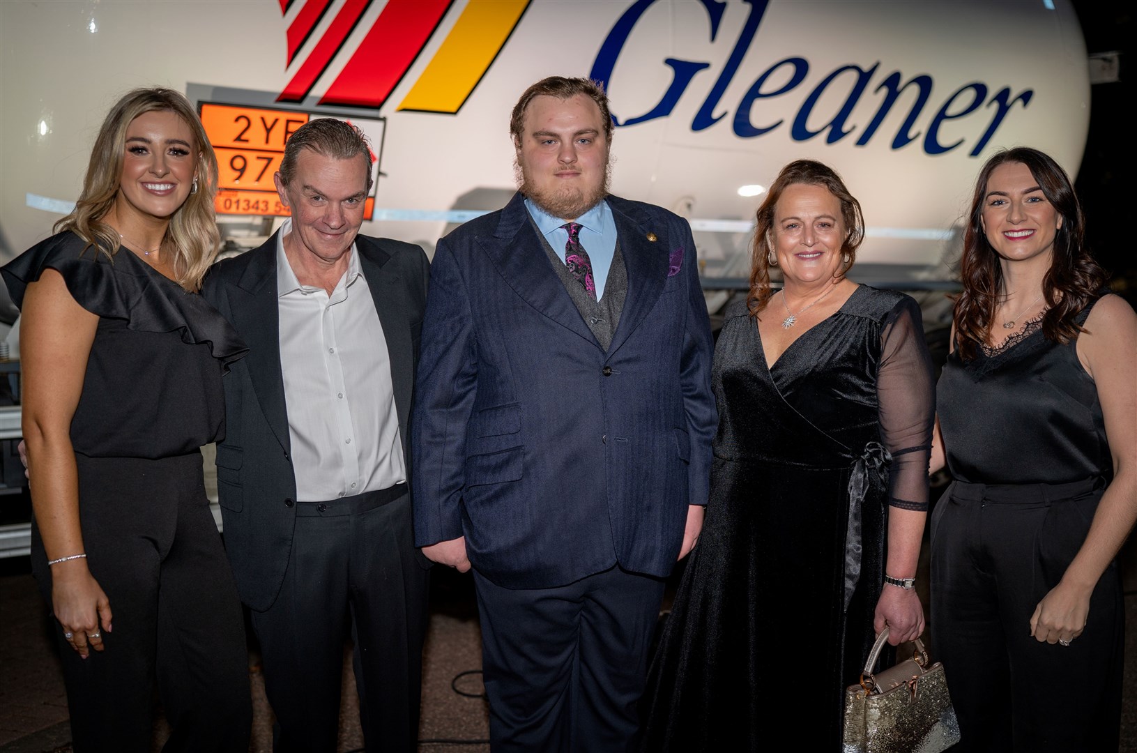 Moray Chamber of Commerce duo Aimee Walker (far left) and Sarah Medcraf (far right) alongside Stephen, Evan and Jane Scott. Picture: The Flying Scotsman - Scott Macdonald