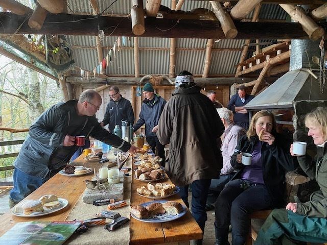 Beaver blether: a friendly meeting by the beaver pond this week