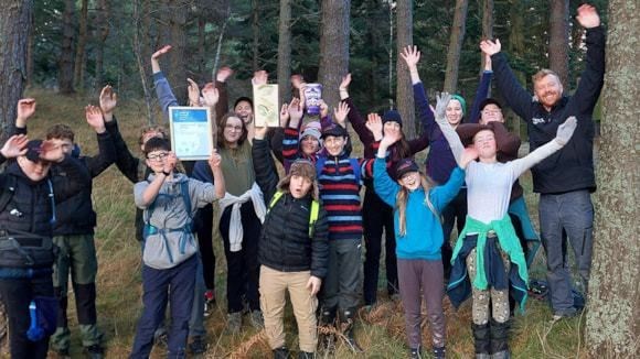 WINNERS: Cairngorm Junior Rangers