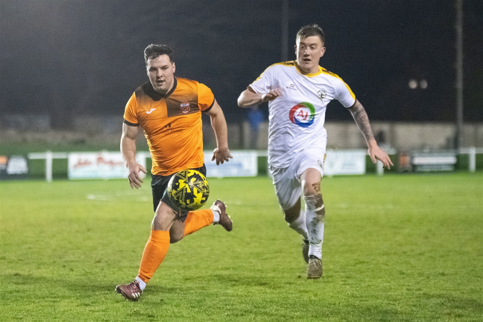 Rothes ended their losing run but remain in bottom spot. Picture: Daniel Forsyth