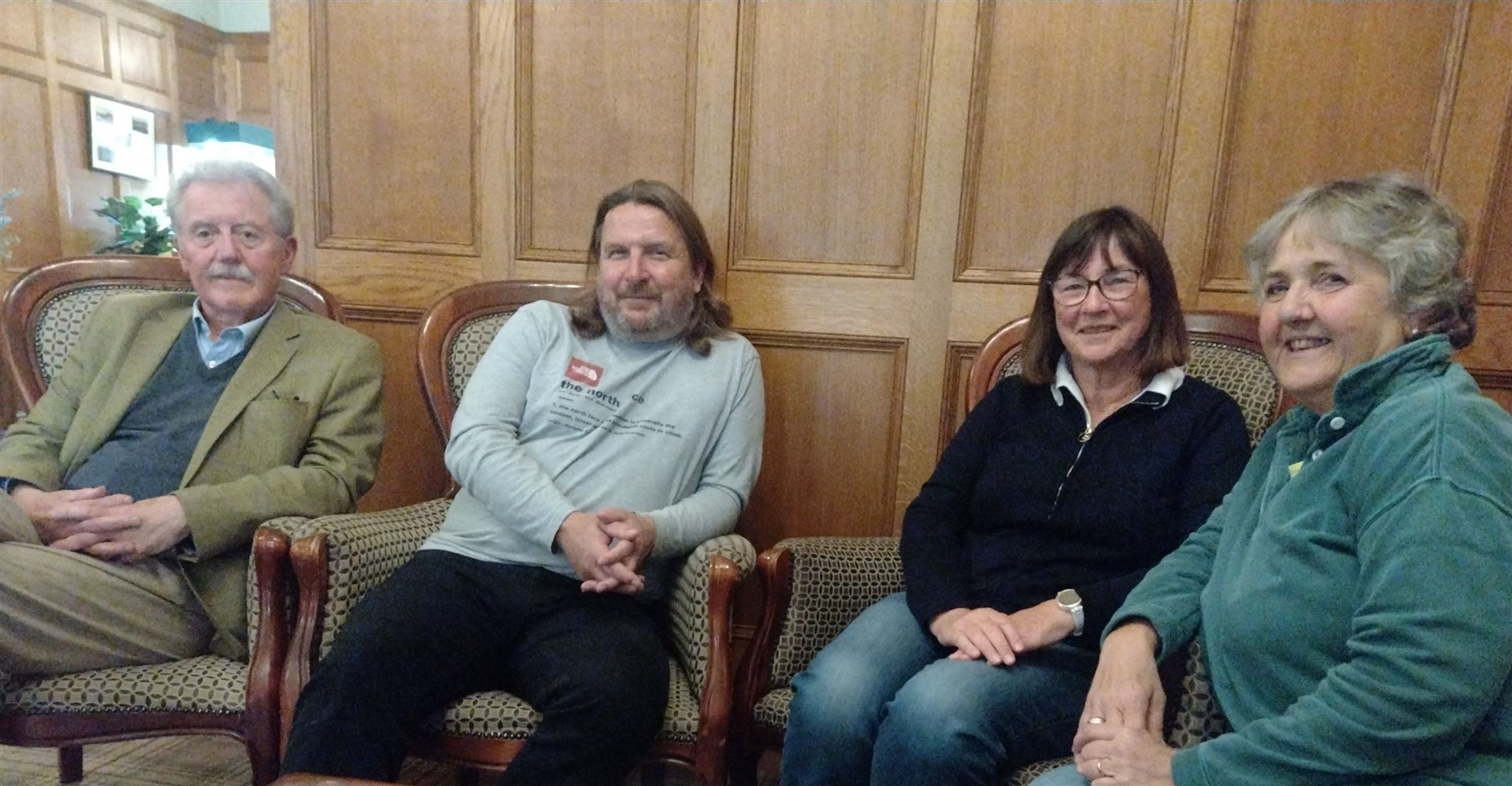 SEEKING ANSWERS: Community representatives who want to know just what's happening include, from left, Ian Moffett (community development company), Russell Jones (Highland Council), Janet Kinnaird (community council) and Dr Mary Anderson (medical practice).
