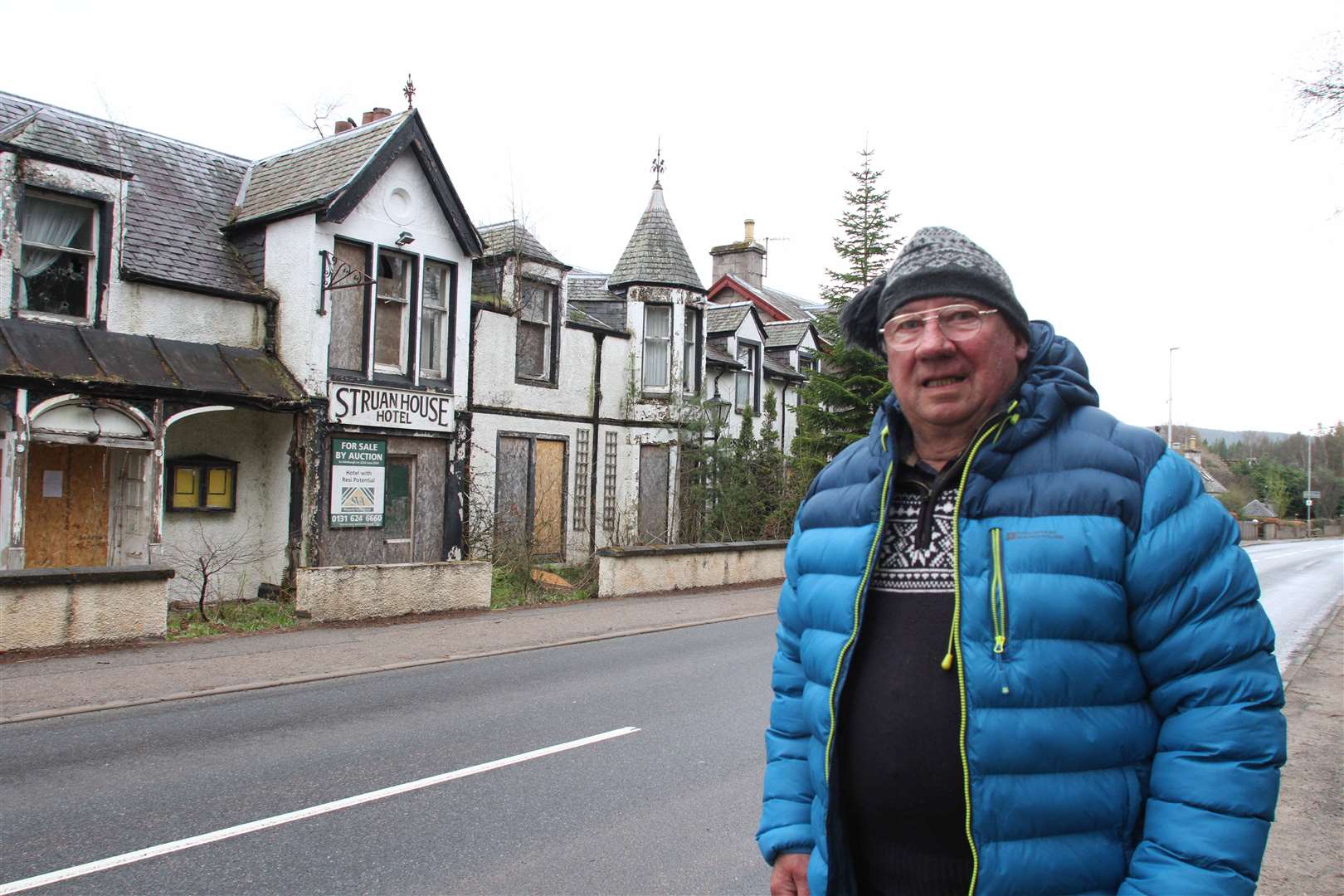 Willie McKenna wants the importance of the Struan House Hotel to the development of Scottish skiing to be recognised at the site.