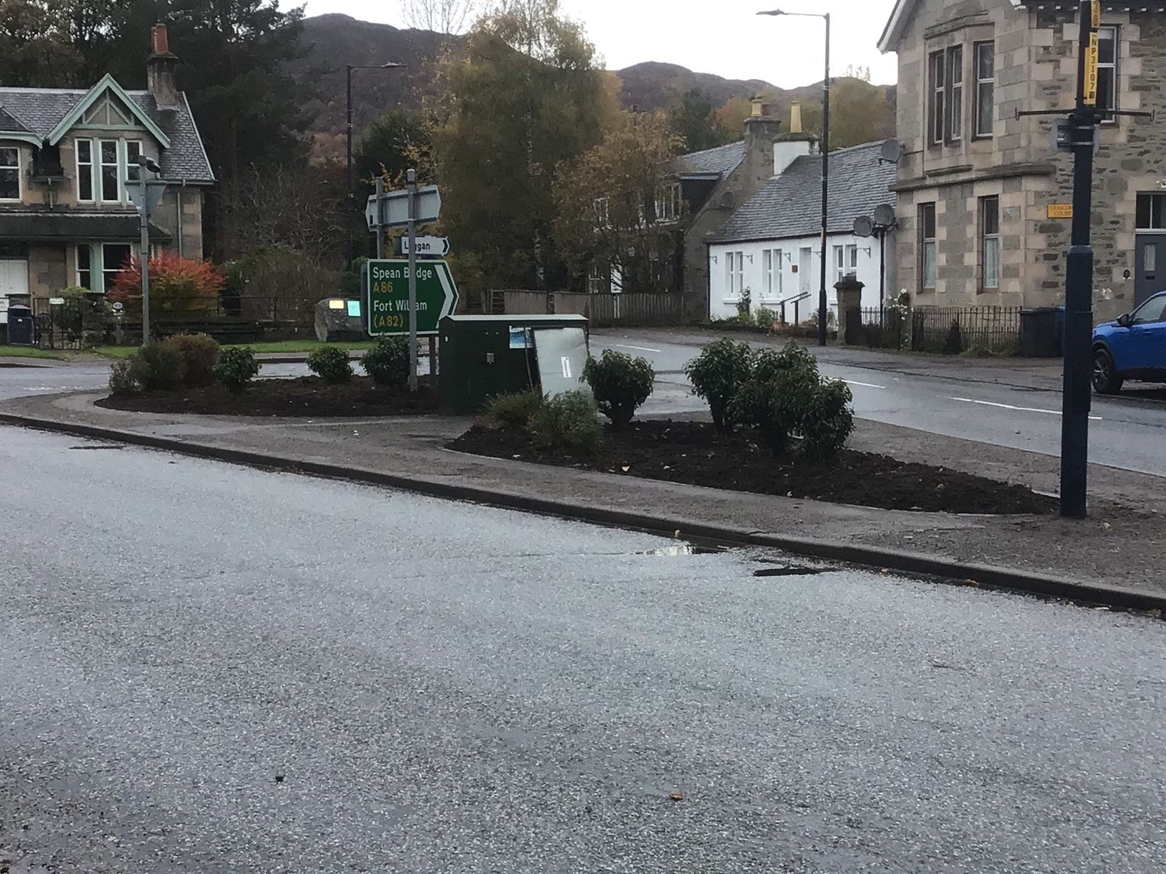 Sorted: villagers 'spontaneously' decided to trim the area themselves.