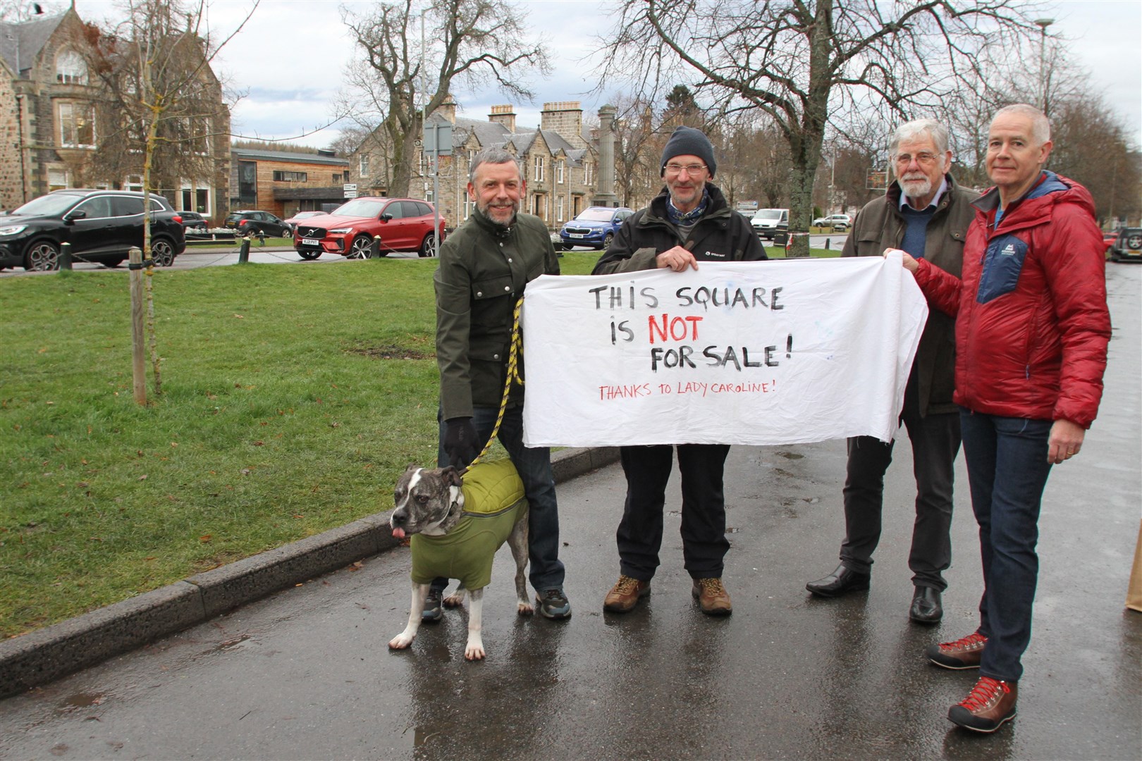 DOGGED RESISTANCE: Grantown folk want to protect the Square's Common Good heritage