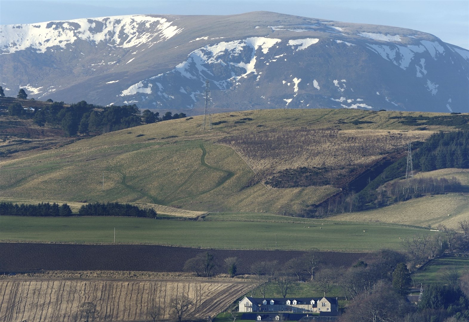 Ben Wyvis from the Black Isle.Picture: Gary Anthony. Image No..