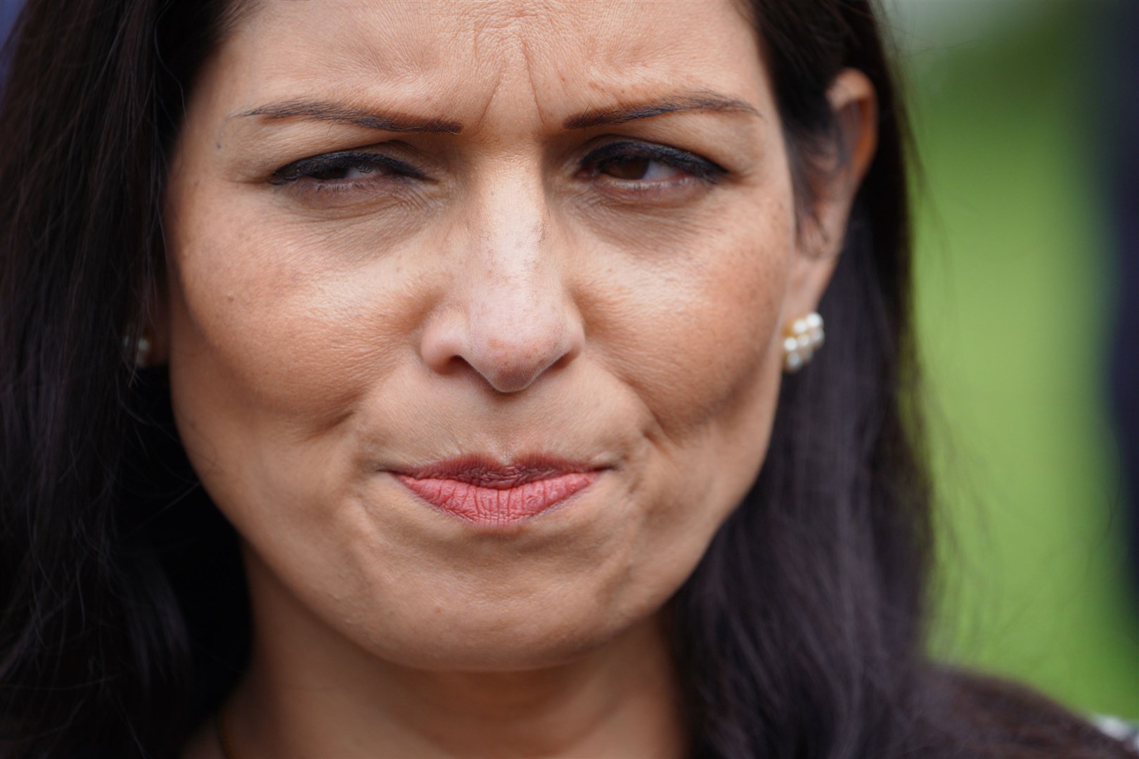 Home Secretary Priti Patel’s department is said to be resistant to an earlier intervention over the HGV shortage (Ben Birchall/PA)