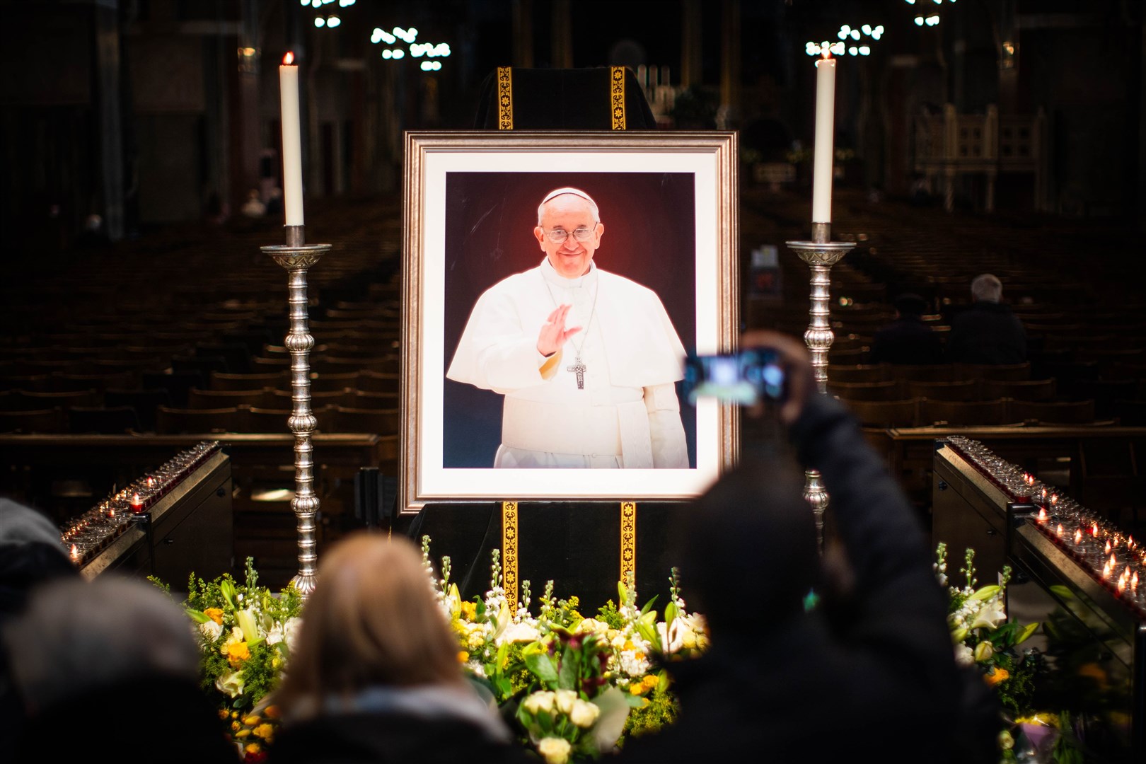 Pope Francis’s funeral will take place in Rome on Saturday (James Manning/PA)