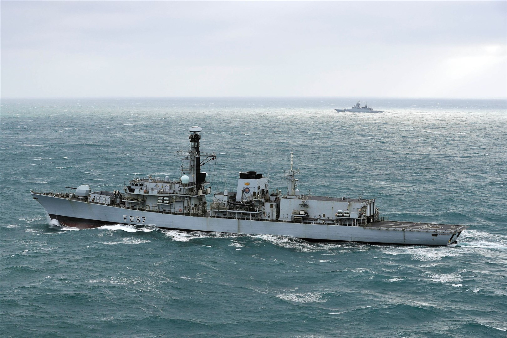 HMS Westminster (foreground) is to be retired (Ministry of Defence/Crown copyright/PA)