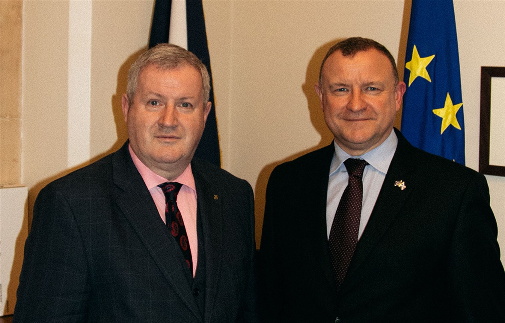 The SNP's Ian Blackford and Drew Hendry