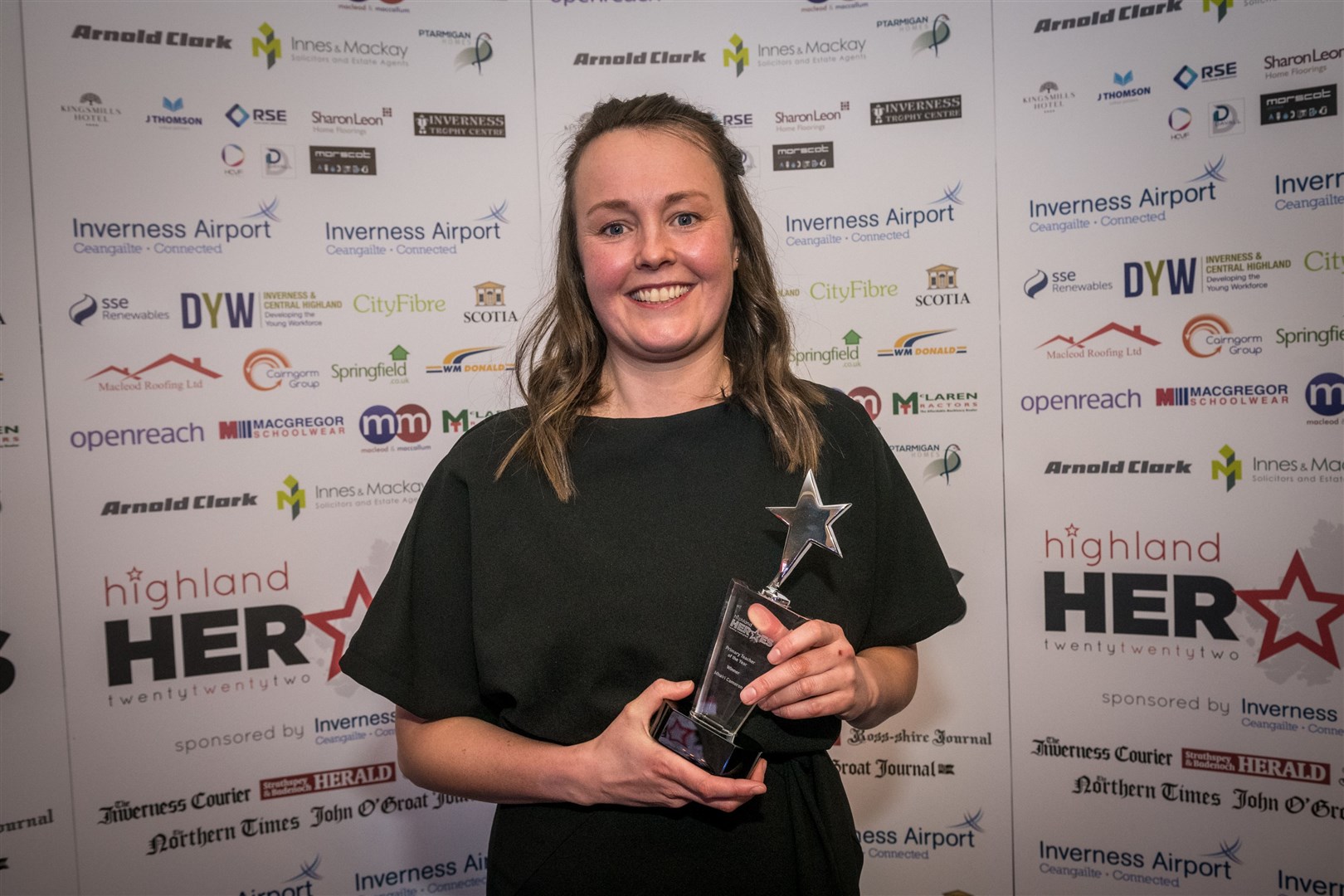 Highland Heroes 2022 primary school teacher of the year Mhairi Cameron. Picture: Callum Mackay