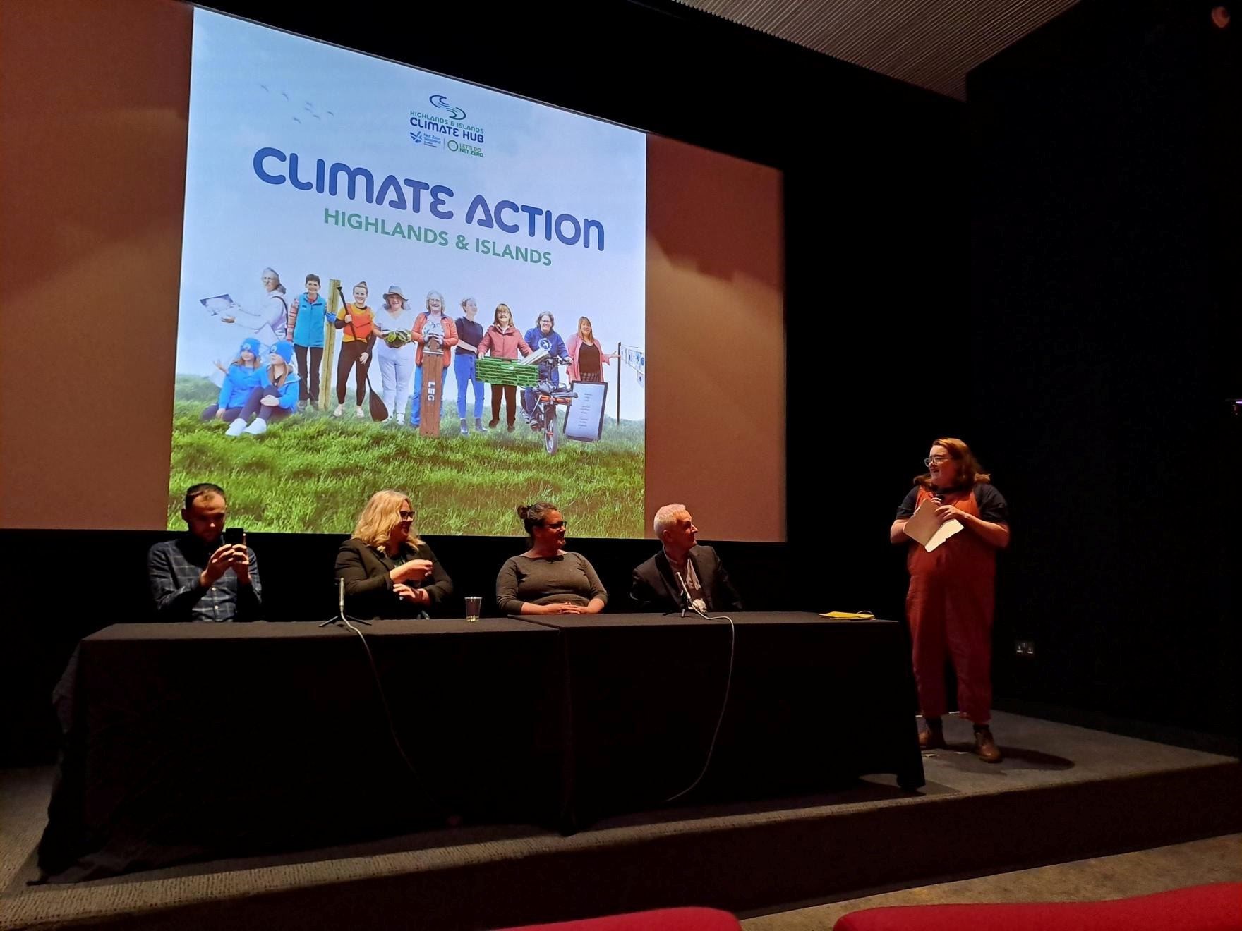 The screening launch of the film.