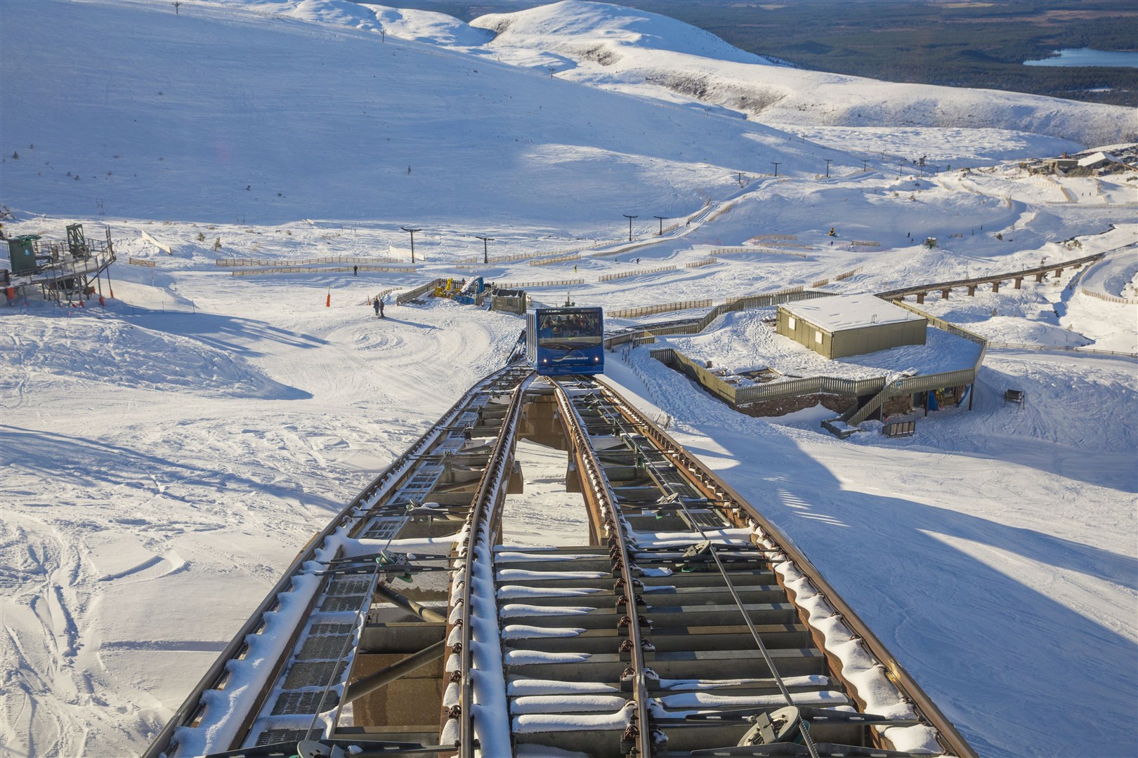 The Cairngorm funicular has been out of service since September 2018 because of safety concerns over the concrete pillars and bearings which carry the two kilometres of track.