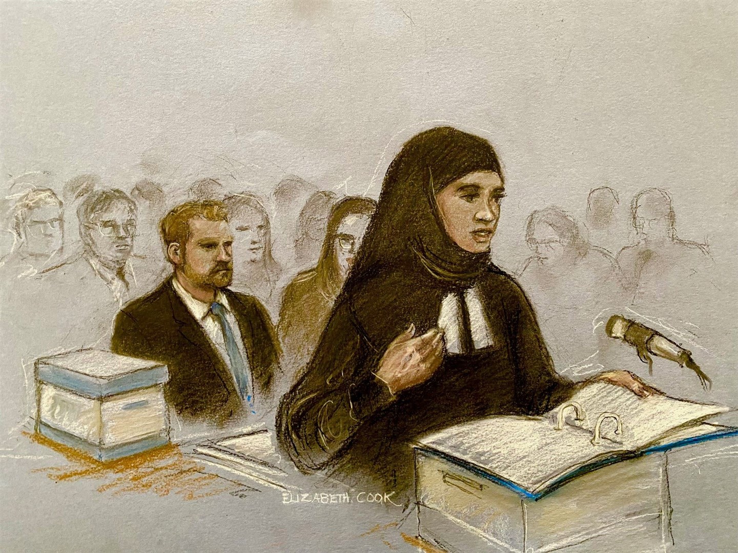 Harry attended both days of the Court of Appeal hearing (Elizabeth Cook/PA)