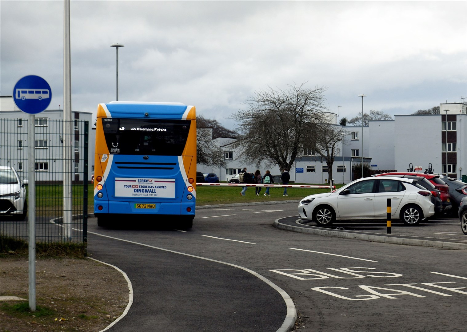 The Raigmore Hospital bus gate aims to improve bus travel between Inverness city centre and its eastern side.