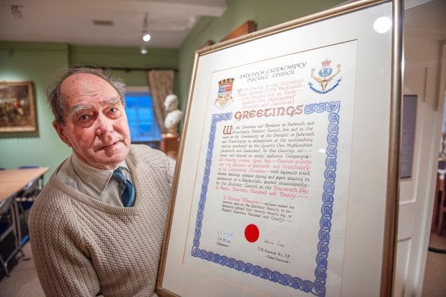 Alistair with citation