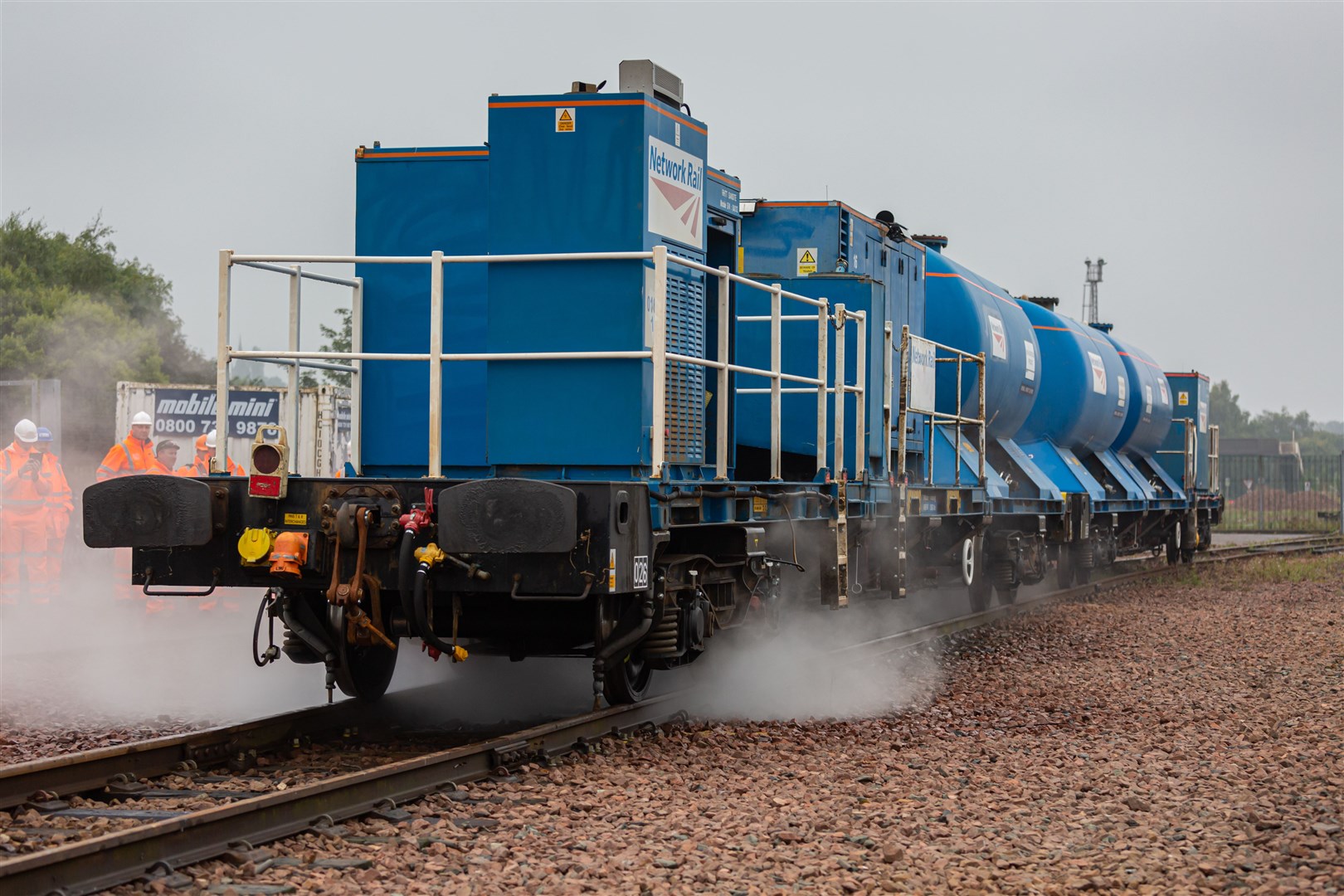 There is a fleet of seven leafbuster trains or to give them their full name specialist rail-head treatment trains.