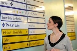New signs are going up at Raigmore Hospital, Inverness