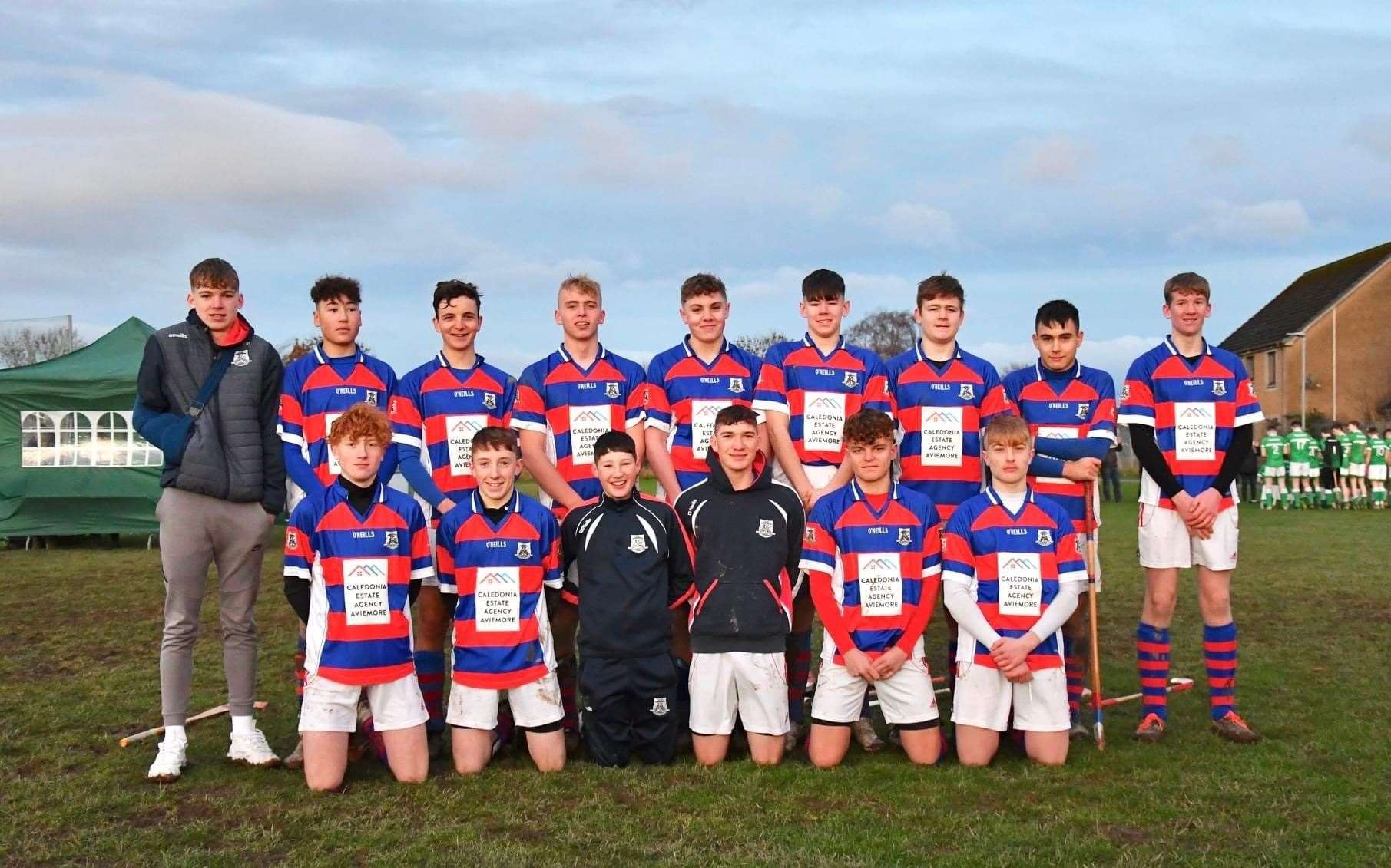 The Kingussie U17 team pictured at the cup final. Picture: Fiona Young