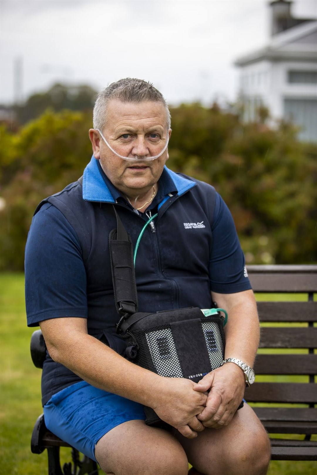 Geoffrey McKillop is thought to have permanent damage to his lungs (Liam McBurney/PA)