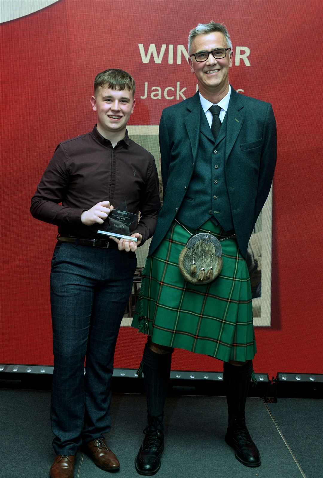Jack Ross was named secondary school pupil of the year for 2024. Picture: James Mackenzie