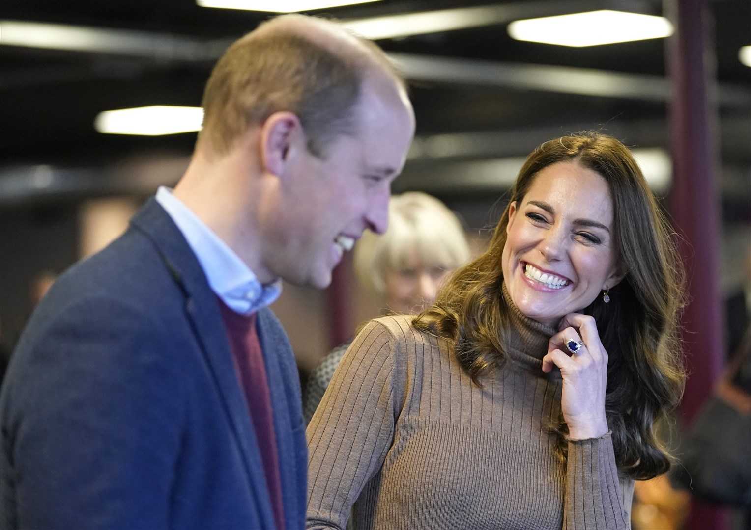 The Duke and Duchess of Cambridge during a visit to Lancashire last month (Danny Lawson/PA)