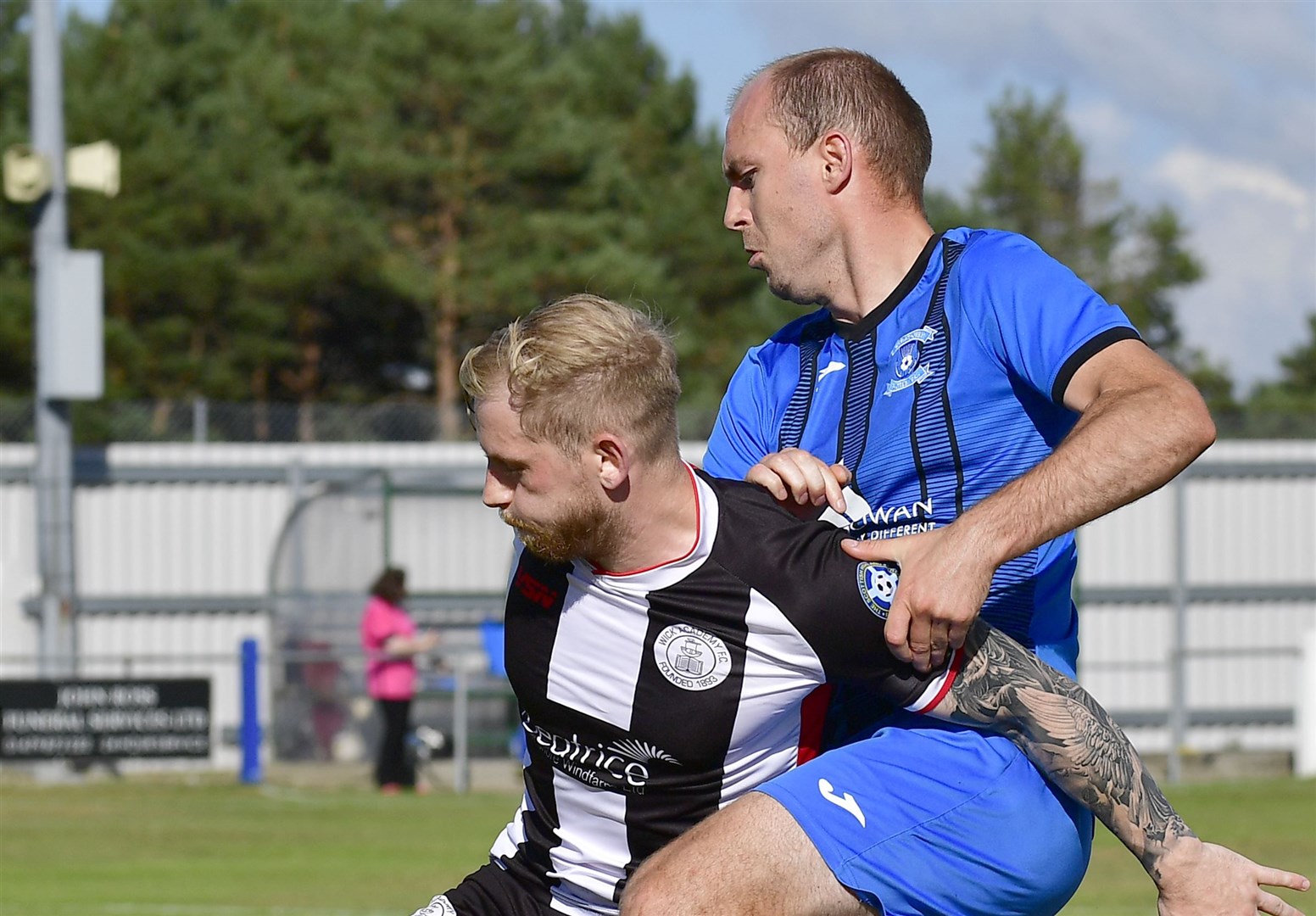 Last season, Strathspey's Alan Kerr hung up his striking boots in favour of a season at centre-half.